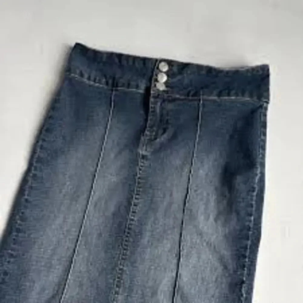 Paris Blues Denim Straight & Pencil Midi Skirt Size 1 - Picture 2 of 7